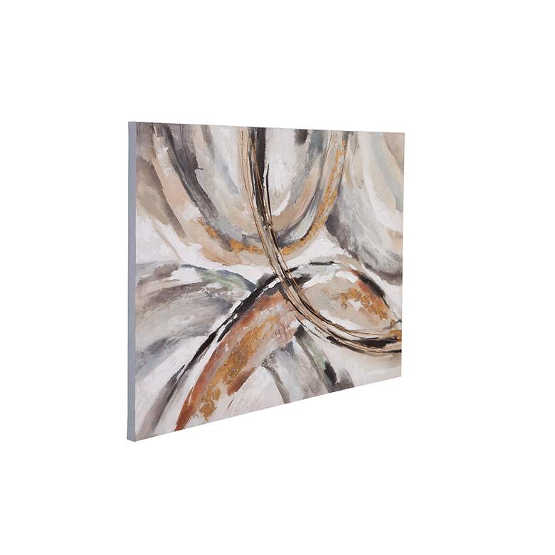 Image 2 Velvet Underground 48" x 36" Taupe Canvas Art more views