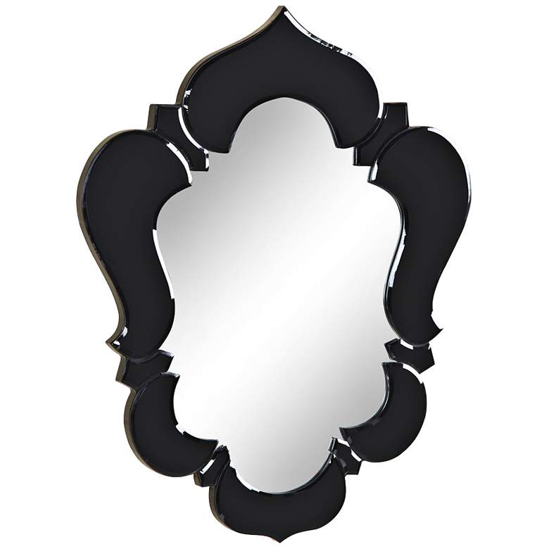 Image 1 Vendellin Black 20 3/4 inch x 25 3/4 inch Wall Mirror
