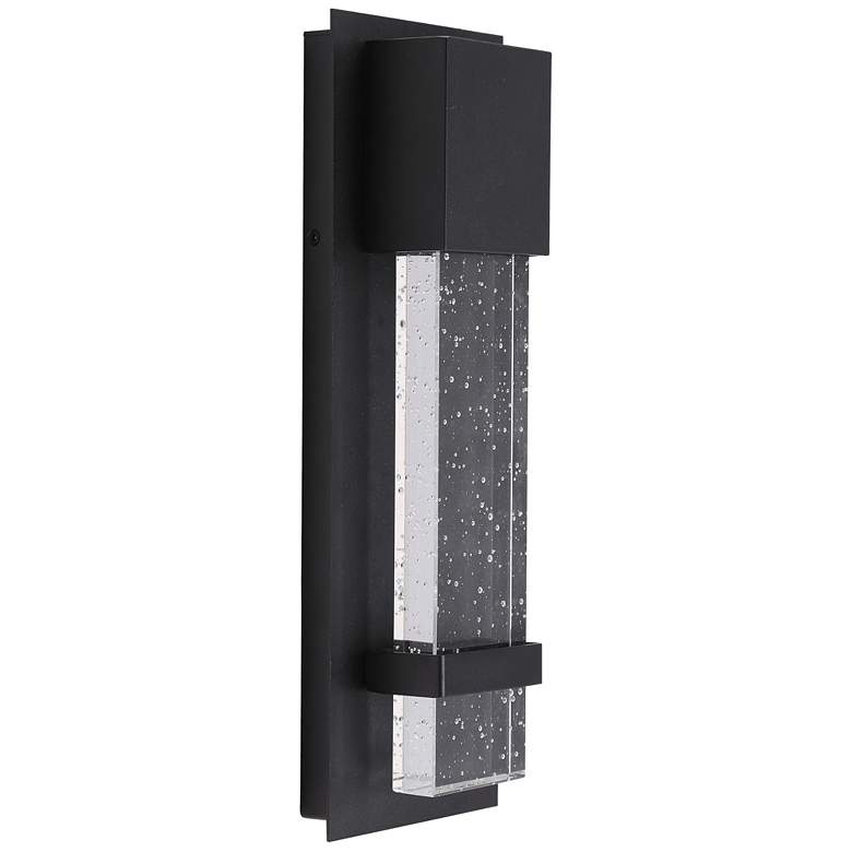 Image 1 Venecia - 15 inch LED Outdoor Wall Light - Matte Black Finish - Clear Glass