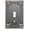 Venetian Collection Pewter Single Toggle Wall Plate