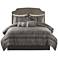 Venetian Gray Paisley 7-Piece Comforter Bed Set