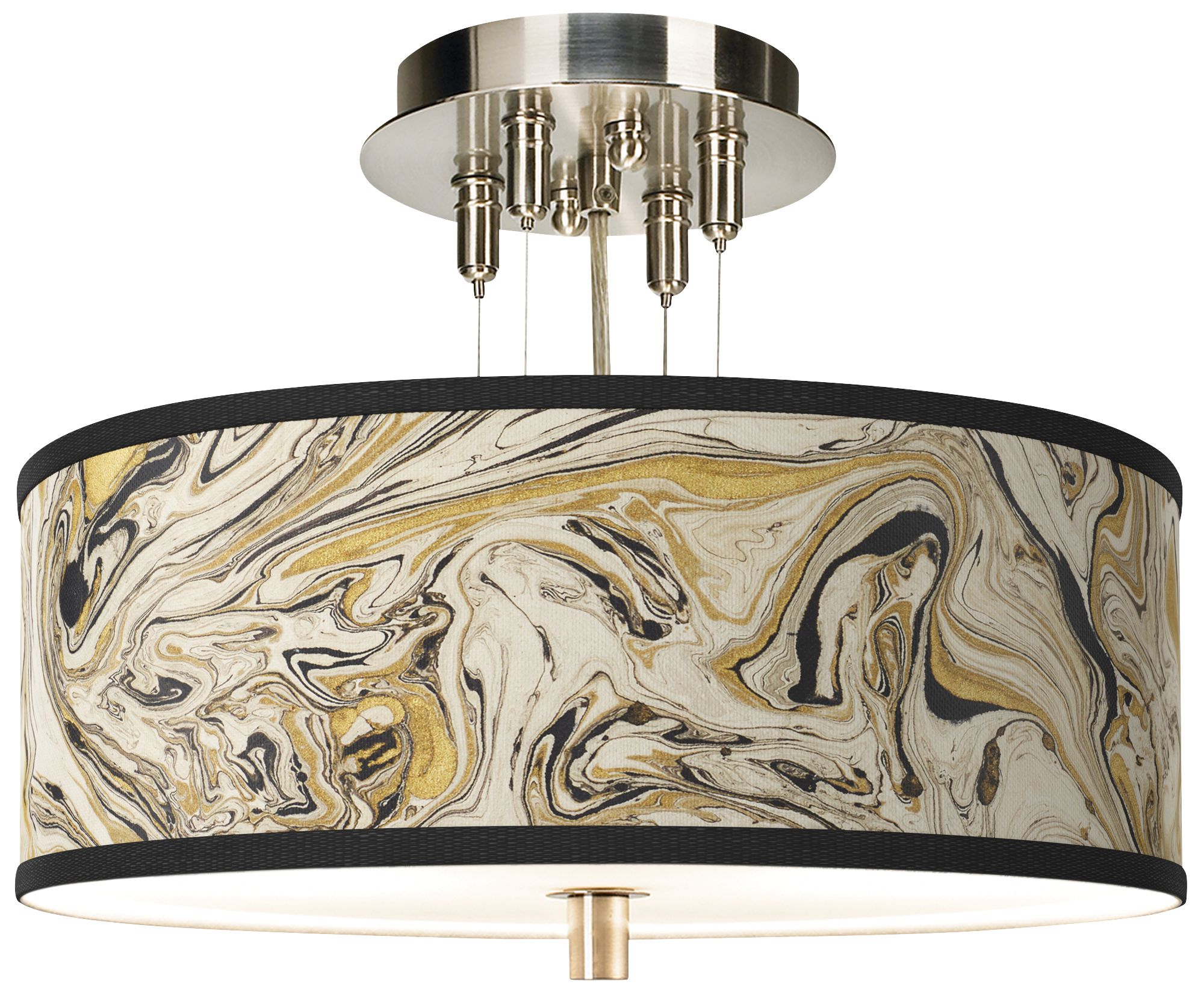 Image Venetian Marble Giclee 14" Wide Ceiling Light