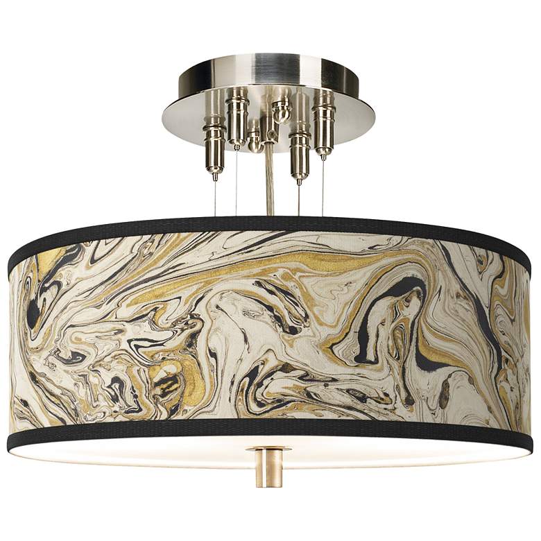 Image 1 Venetian Marble Giclee 14 inch Wide Ceiling Light