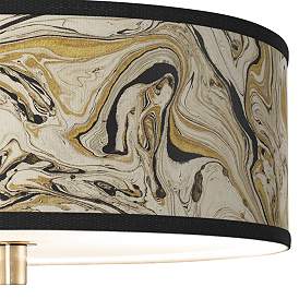 Image2 of Venetian Marble Giclee 14" Wide Ceiling Light more views