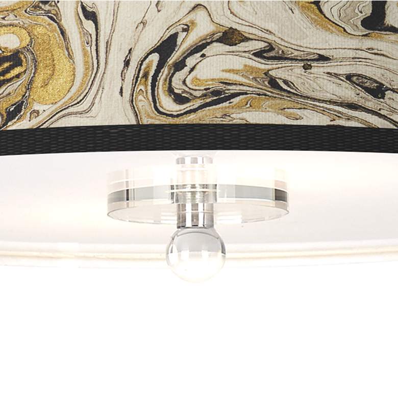 Image 3 Venetian Marble Giclee 16 inch Wide Semi-Flush Ceiling Light more views