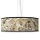 Venetian Marble Giclee 24" Wide 4-Light Pendant Chandelier