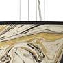 Venetian Marble Giclee 24" Wide 4-Light Pendant Chandelier