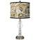 Venetian Marble Giclee Apothecary Clear Glass Table Lamp