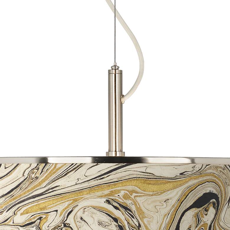 Image 2 Venetian Marble Giclee Glow 20 inch Wide Pendant Light more views