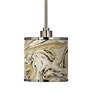3_Venetian Marble Giclee Glow Mini Pendant Light more views