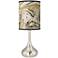 Venetian Marble Giclee Modern Droplet Table Lamp