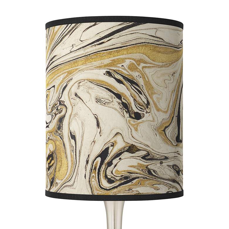 Image 2 Venetian Marble Giclee Modern Droplet Table Lamp more views