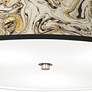 Venetian Marble Giclee Nickel 20 1/4" Wide Ceiling Light