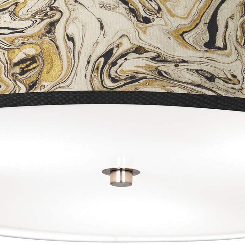 Image 3 Venetian Marble Giclee Nickel 20 1/4" Wide Ceiling Light more views