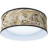 Venetian Marble Pattern 16" Wide Modern Round LED Ceiling Light