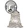 Veneto Luce 10.5" High Polished Chrome Wall Sconce with Lace Shade