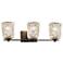 Veneto Luce Era 24 1/2" Wide Dark Bronze 3-Light Bath Light