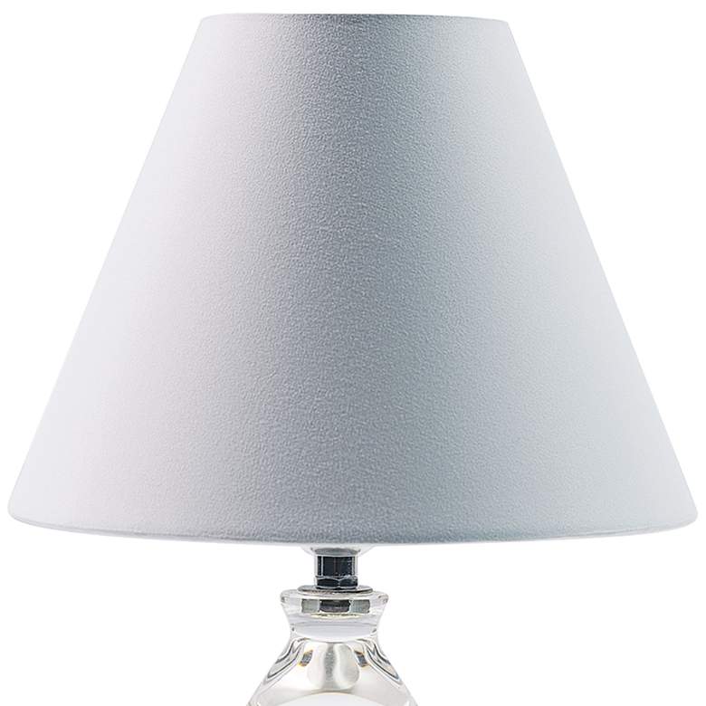 Image 2 Venice 15" High Clear Crystal Gourd-Shaped Mini Table Lamp more views