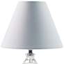 2_Venice 15" High Clear Crystal Gourd-Shaped Mini Table Lamp more views