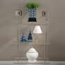 5_Venice 15" High Clear Crystal Gourd-Shaped Mini Table Lamp more views