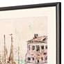 Venice 36" Wide Rectangular Giclee Framed Wall Art