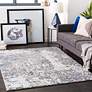 1_Venice VNE-2304 5'3"x7'3" Denim and Light Gray Area Rug