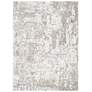 2_Venice VNE-2305 5'3"x7'3" Light Gray and Ivory Area Rug