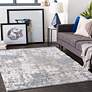 Thumbnail1 of Venice VNE-2306 3'11"x5'7" Denim and Light Gray Area Rug