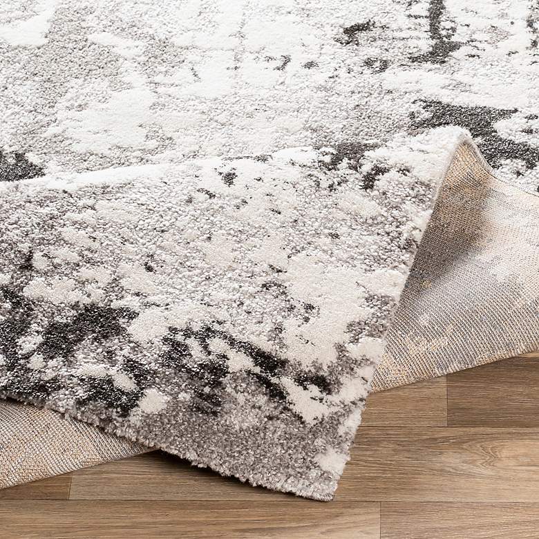 Image 6 Venice VNE-2308 5'3"x7'3" Medium Gray and Ivory Area Rug more views