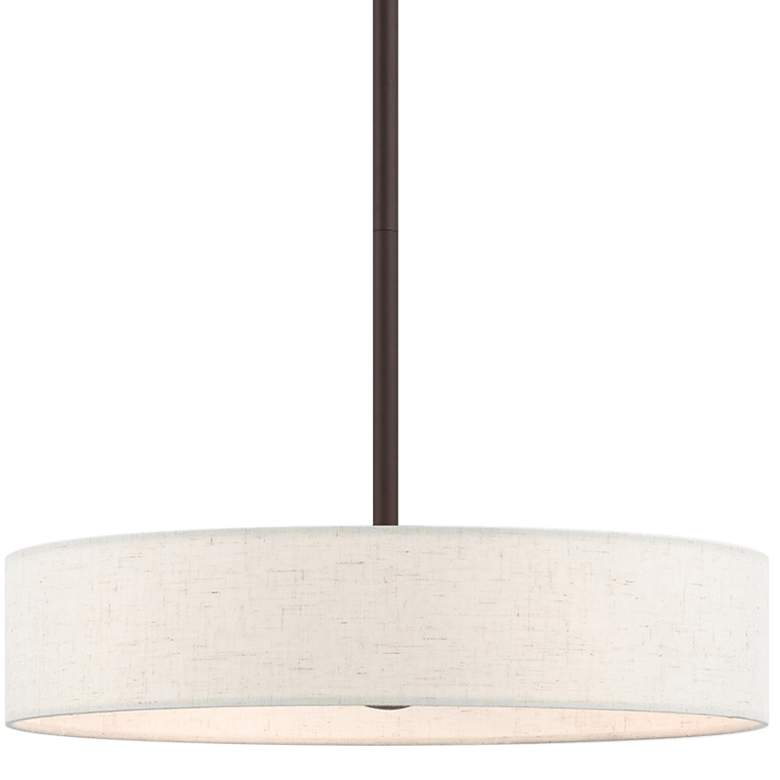 Image 1 Venlo 14" Wide Bronze Drum Pendant Light