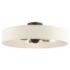 Venlo 22" Wide Bronze 4-Light Drum Ceiling Light