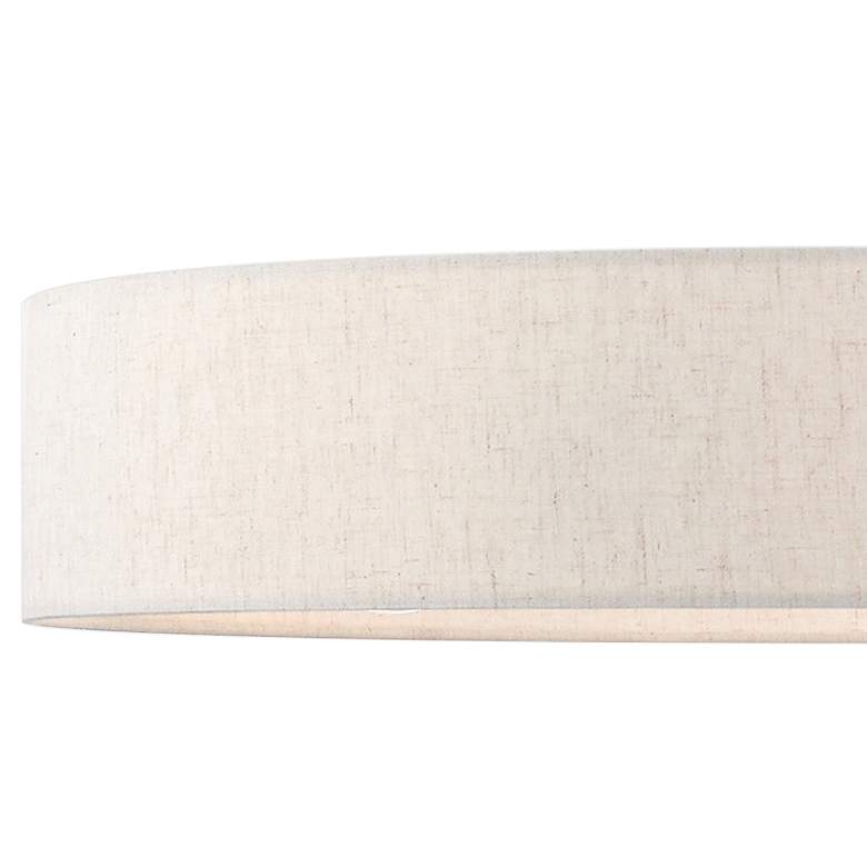 Image 2 Venlo 22" Wide Brushed Nickel Drum Pendant Light more views