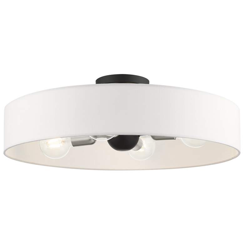 Image 1 Venlo 4 Light Black Semi Flush Mount