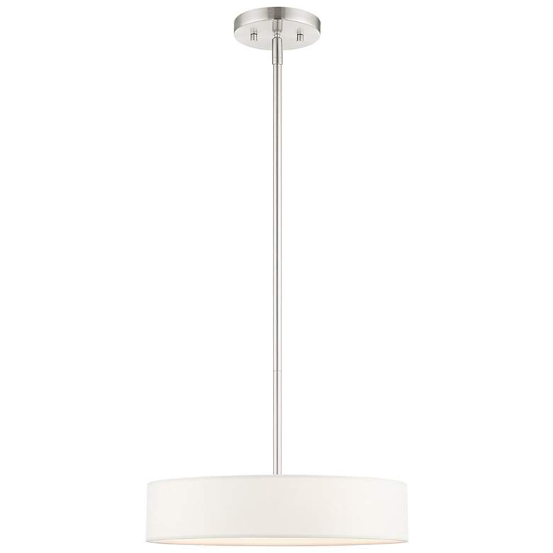 Image 1 Venlo 4 Light Brushed Nickel Chandelier