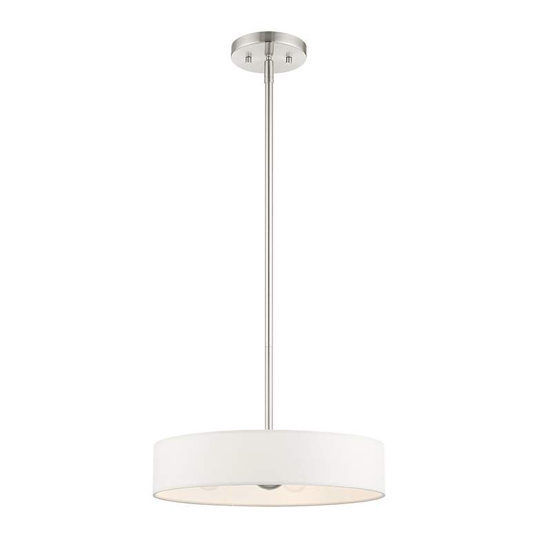 Image 5 Venlo 4 Light Brushed Nickel Chandelier more views