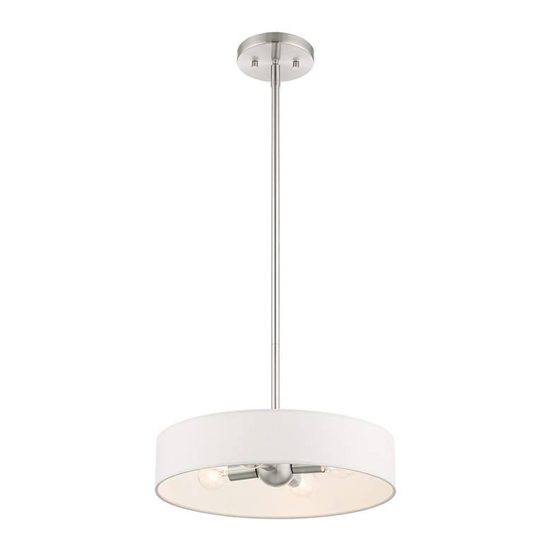 Image 6 Venlo 4 Light Brushed Nickel Chandelier more views