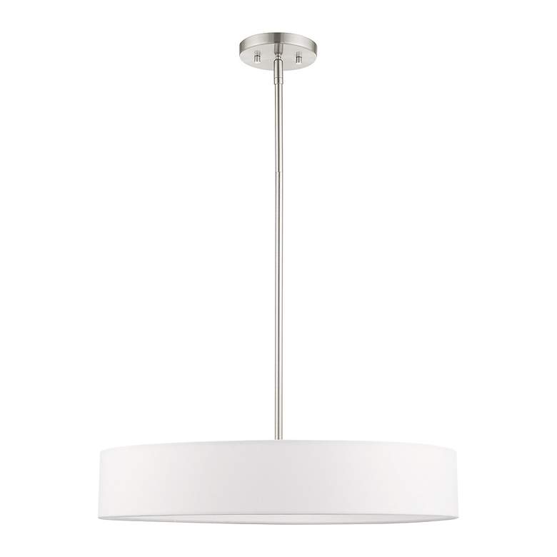 Image 3 Venlo 4 Light Brushed Nickel Chandelier more views