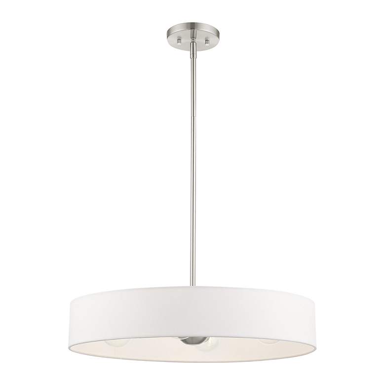 Image 5 Venlo 4 Light Brushed Nickel Chandelier more views