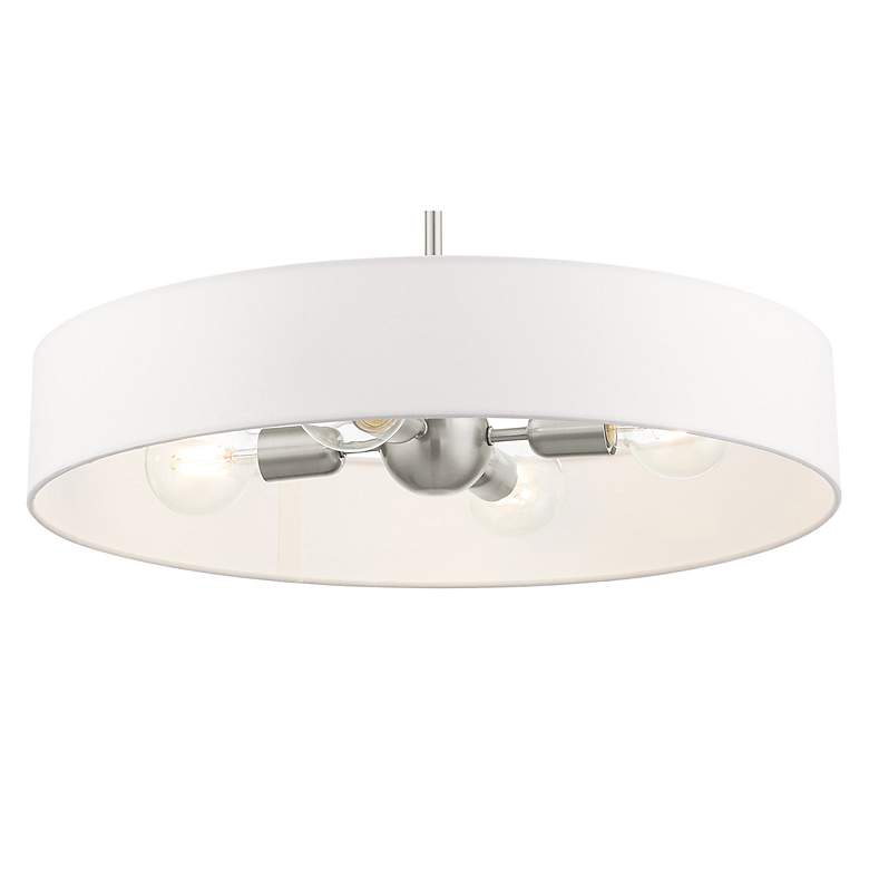 Image 7 Venlo 4 Light Brushed Nickel Chandelier more views