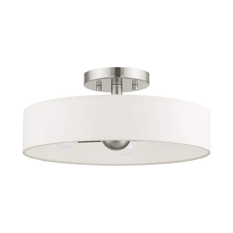 Image 3 Venlo 4 Light Brushed Nickel Semi Flush Mount more views