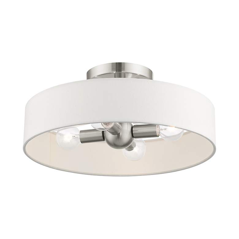 Image 4 Venlo 4 Light Brushed Nickel Semi Flush Mount more views
