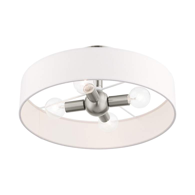 Image 5 Venlo 4 Light Brushed Nickel Semi Flush Mount more views