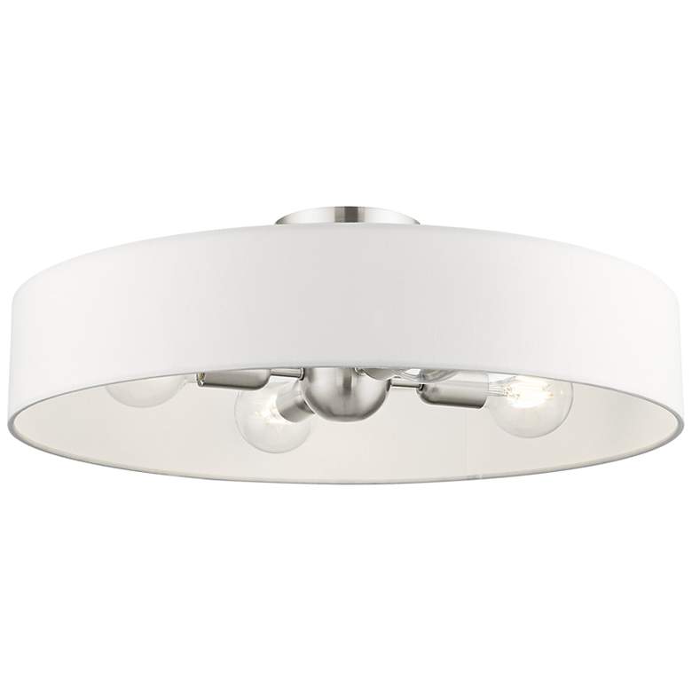 Image 3 Venlo 4 Light Brushed Nickel Semi Flush Mount