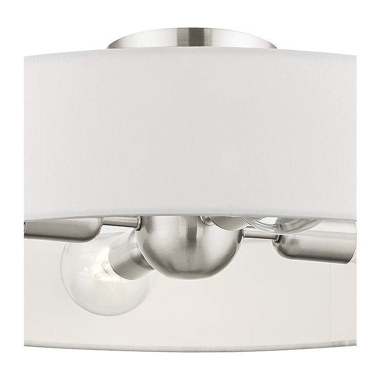 Image 4 Venlo 4 Light Brushed Nickel Semi Flush Mount more views