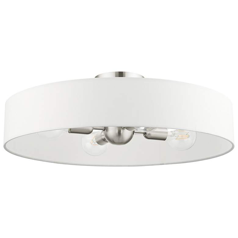 Image 5 Venlo 4 Light Brushed Nickel Semi Flush Mount more views