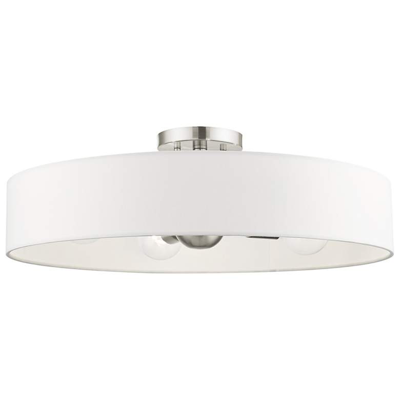 Image 6 Venlo 4 Light Brushed Nickel Semi Flush Mount more views