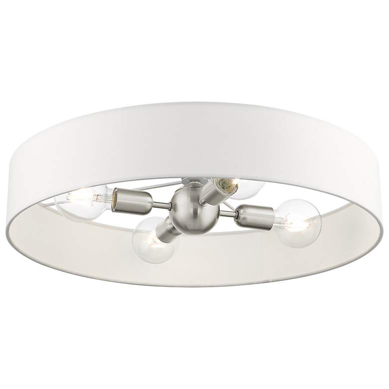 Image 7 Venlo 4 Light Brushed Nickel Semi Flush Mount more views