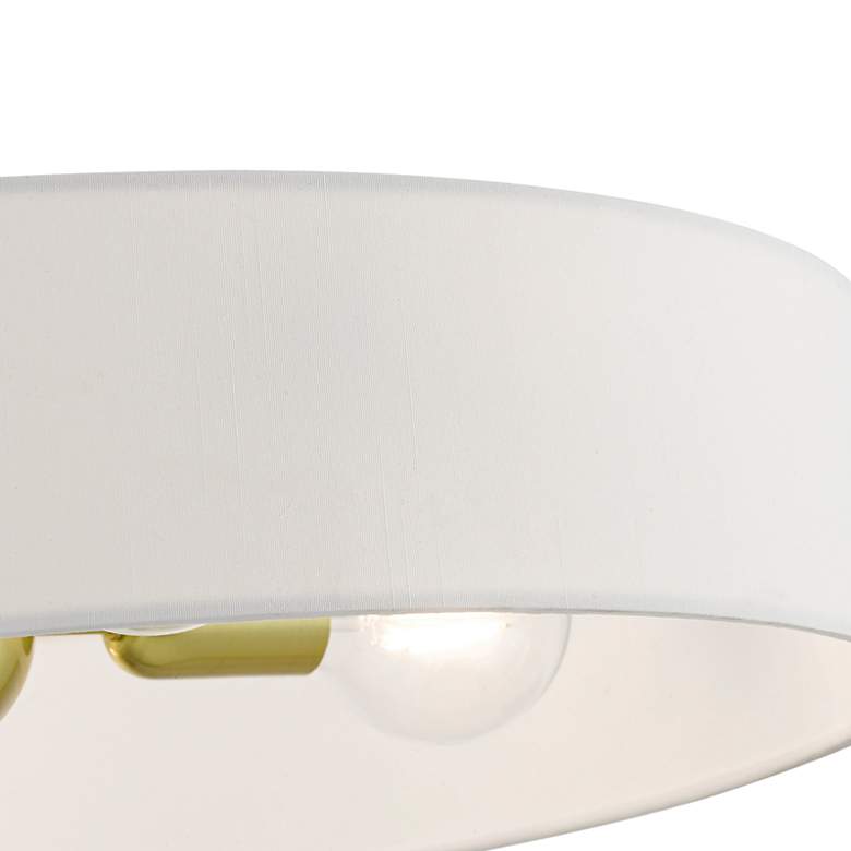 Image 6 Venlo 4 Light Satin Brass Medium Drum Pendant more views