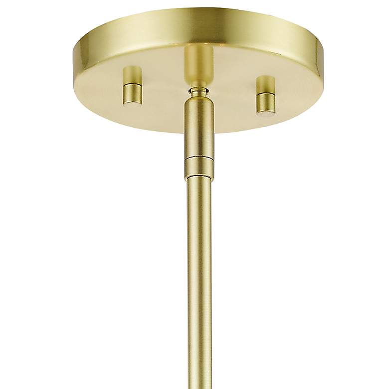Image 7 Venlo 4 Light Satin Brass Medium Drum Pendant more views