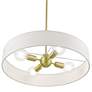 7_Venlo 4 Light Satin Brass Medium Drum Pendant more views